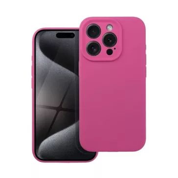 2mm Apple iPhone 14 Pro szilikon hátlap tok, rózsaszín
