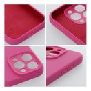 2mm Apple iPhone 15 Pro Max szilikon hátlap tok, rózsaszín