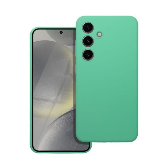 2mm Honor X8B szilikon hátlap tok, mentazöld