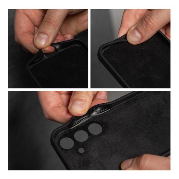 2mm Motorola G34 5G szilikon hátlap tok, fekete