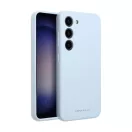 Roar Samsung Galaxy A15 4G / A15 5G prémium szilikon tok velúr béléssel, világoskék