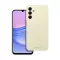 Roar Samsung Galaxy A15 4G / A15 5G prémium szilikon tok velúr béléssel, világossárga