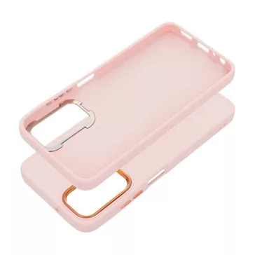   Frame Samsung Galaxy A05s közepesen ütésálló tok kameravédő kerettel, rózsaszín