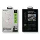 Energea Flow C94 USB-C / Lightning MFI szövet gyorstöltő- és adatkábel, 1.5m, 60W, 3A, rózsaszín