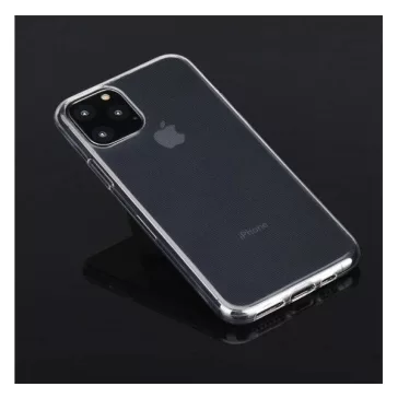   0,5mm Ultra Slim iPhone 15 Plus szilikon hátlap tok, átlátszó