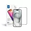 Blue Star Apple iPhone 15/16 Plus 5D teljes kijelzős tempered glass kijelzővédő üvegfólia, fekete
