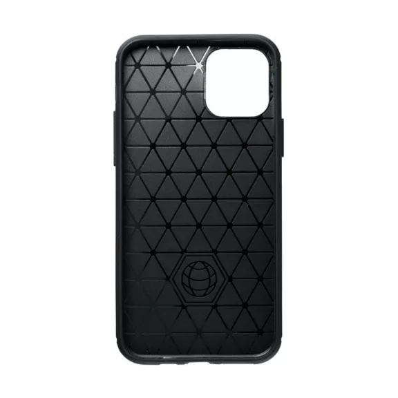 Forcell Carbon Apple iPhone 16 szilikon tok, fekete