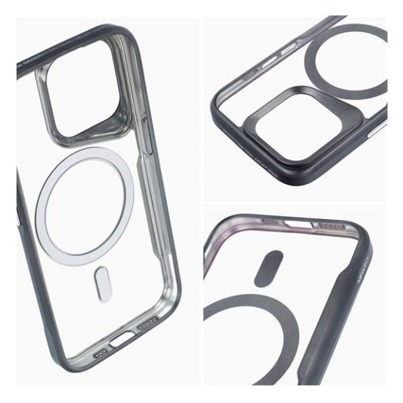 Ergofit Apple iPhone 16 Plus MagSafe kompatibilis hátlap tok, fekete