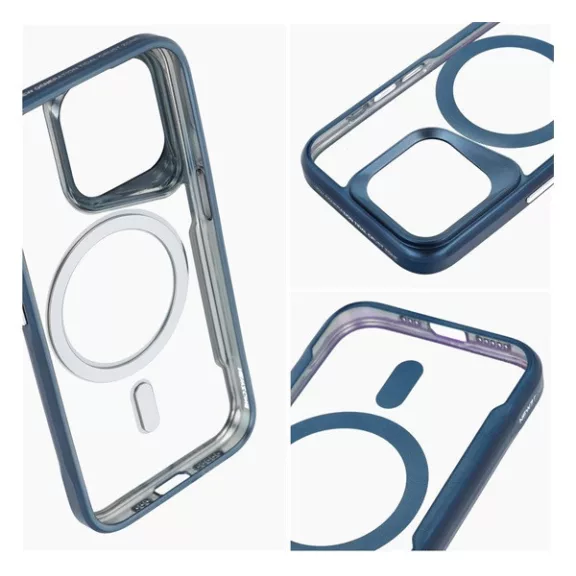 Ergofit Apple iPhone 16 Pro MagSafe kompatibilis hátlap tok, kék