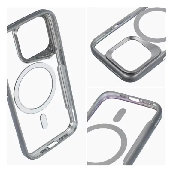 Ergofit Apple iPhone 16 Pro MagSafe kompatibilis hátlap tok, szürke