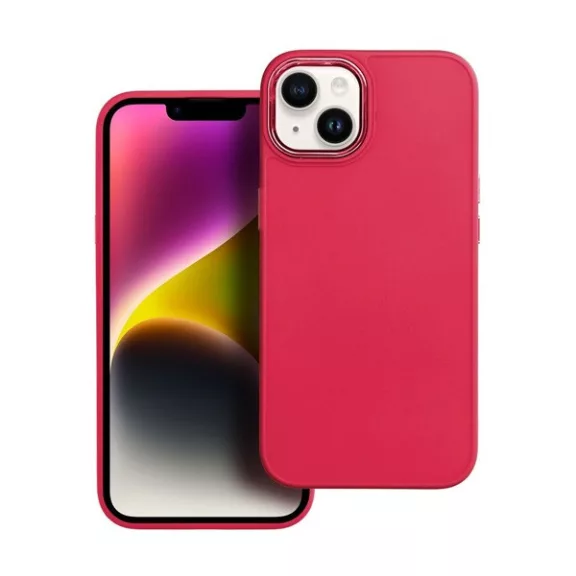 Frame Apple iPhone 16 Pro közepesen ütésálló tok kameravédő kerettel, magenta