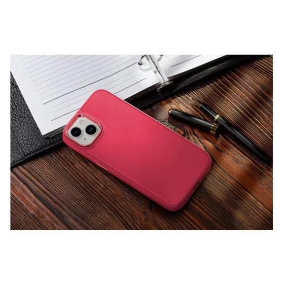 Frame Apple iPhone 16 Pro közepesen ütésálló tok kameravédő kerettel, magenta