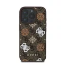 Guess Peony On 4G Background Apple iPhone 16 Pro MagSafe kompatibilis tok, barna GUHMP16LP4PWPW