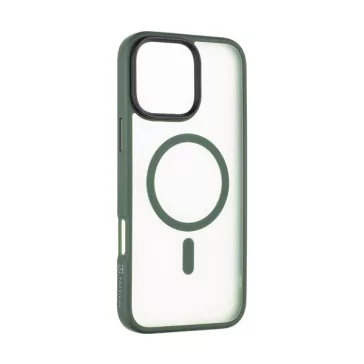   Tactical MagForce Hyperstealth Apple iPhone 16 Pro Max MagSafe kompatibilis tok, áttetsző/sötétszöld