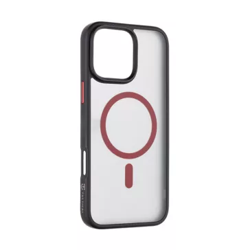   Tactical MagForce Hyperstealth 2.0 Apple iPhone 16 Pro Max MagSafe kompatibilis tok, fekete/piros