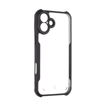   Tactical Quantum Stealth Apple iPhone 16 Plus tok, átlátszó/fekete