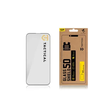   Tactical Glass Shield 5D Apple iPhone 16 Pro Max / 17 Pro Max kijelzővédő üvegfólia, fekete