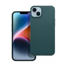 Matt Apple iPhone 16 szilikon tok, sötétzöld