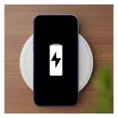 Matt Apple iPhone 16 Plus szilikon tok, kék