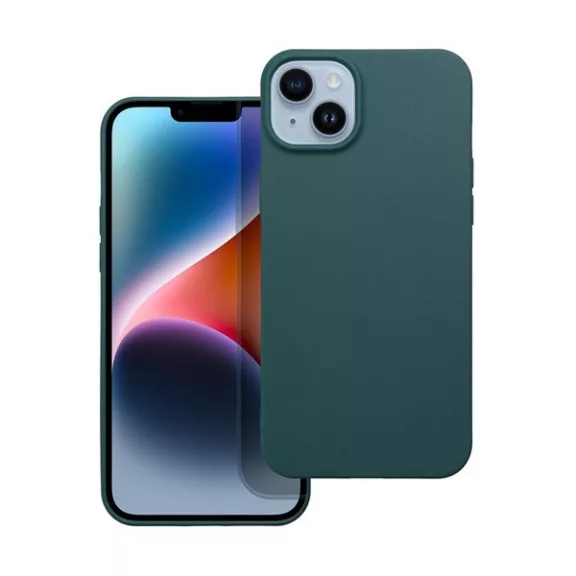 Matt Apple iPhone 16 Pro szilikon tok, sötétzöld