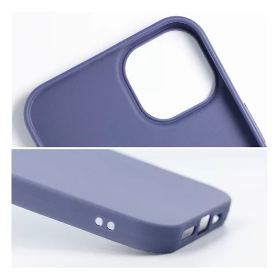 Matt Apple iPhone 16 Pro Max szilikon tok, kék