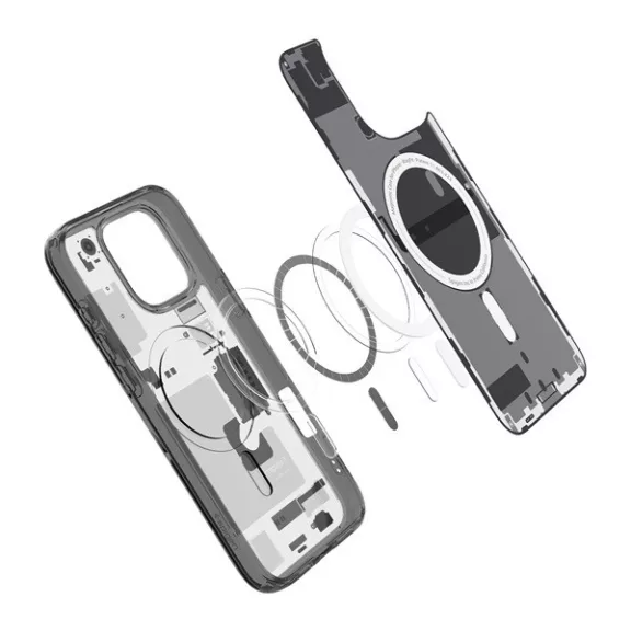 Spigen Ultra Hybrid MagFit Apple iPhone 16 Pro Max tok, Zero One, fekete ACS08004