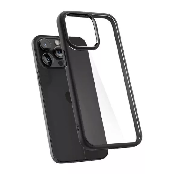 Spigen Ultra Hybrid Apple iPhone 16 Pro Max tok, Matte Black, fekete ACS07996