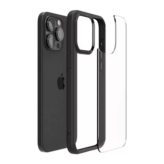 Spigen Ultra Hybrid Apple iPhone 16 Pro Max tok, Matte Black, fekete ACS07996