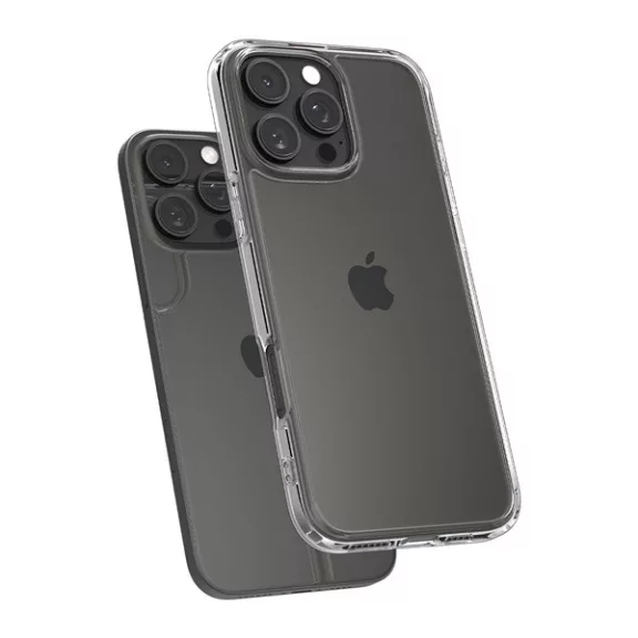 Spigen Ultra Hybrid Apple iPhone 16 Pro Max tok, Crystal Clear, átlátszó ACS07992