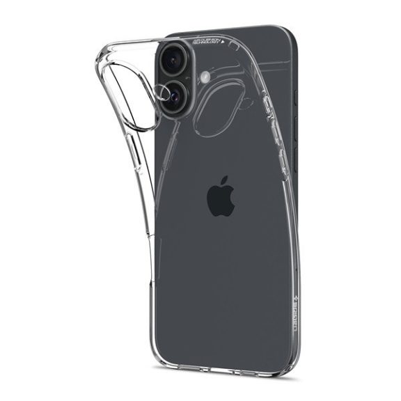 Spigen Liquid Crystal Apple iPhone 16 Plus tok, Crystal Clear, átlátszó ACS08064