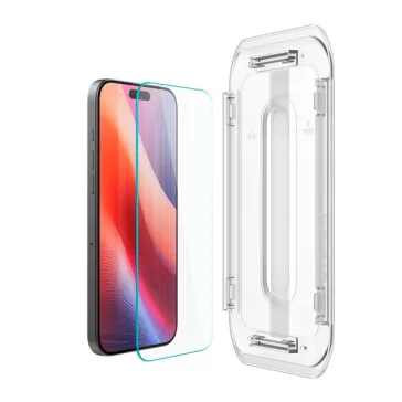   Spigen Glas.tR EZ Fit HD Apple iPhone 16 Pro Max / 17 Pro Max tempered kijelzővédő fólia felhelyező kerettel (1db)