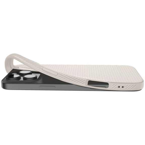 Spigen Liquid Air Apple iPhone 16 Pro tok, Natural Titanium, átlátszó-bézs, bézs ACS08120
