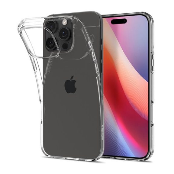 Spigen Liquid Crystal Apple iPhone 16 Pro tok, Crystal Clear, átlátszó ACS08112