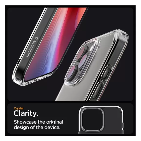 Spigen Ultra Hybrid Apple iPhone 16 Pro tok, átlátszó ACS08121