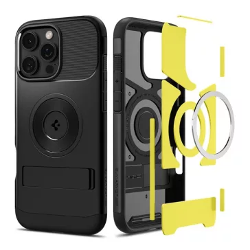   Spigen Slim Armor MagFit iPhone 16 Pro tok, MagSafe, fekete ACS08164