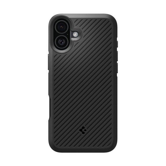 Spigen Core Armor Apple iPhone 16 tok, Matte Black, fekete ACS08220