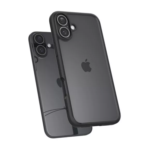 Spigen Ultra Hybrid Apple iPhone 16 tok, Matte Black, fekete ACS08201