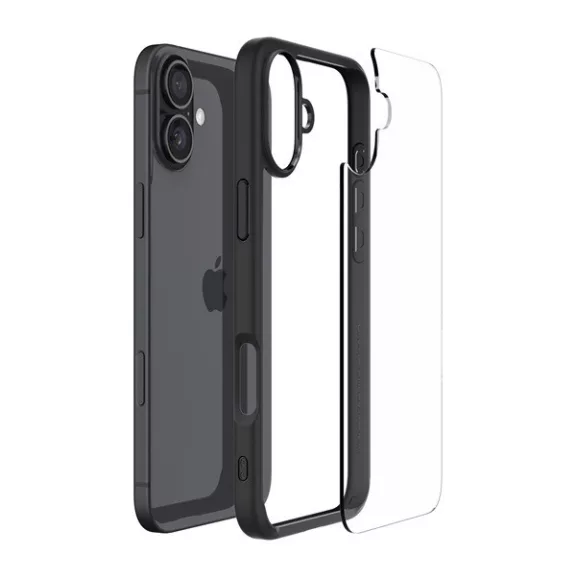 Spigen Ultra Hybrid Apple iPhone 16 tok, Matte Black, fekete ACS08201
