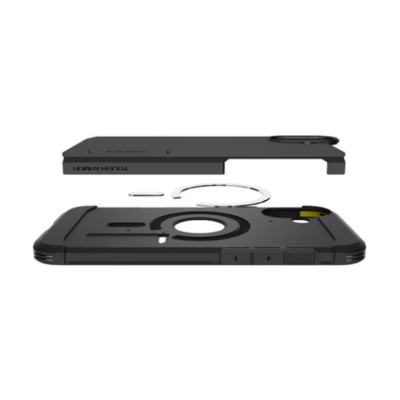 Spigen Tough Armor MagFit iPhone 16 tok, MagSafe, fekete ACS08216