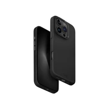 Uniq Lyden Apple iPhone 16 Pro MagSafe Bőr tok, fekete