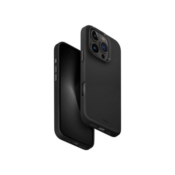 Uniq Lyden Apple iPhone 16 Pro MagSafe Bőr tok, fekete