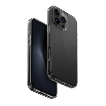   Uniq Air Fender Apple iPhone 16 Pro Max szilikon tok, szürke/átlátszó