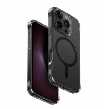   Uniq Lifepro Extreme Apple iPhone 16 Pro Max Magsafe szilikon tok, fekete/átlátszó