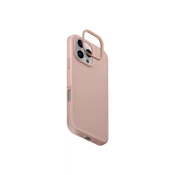 Uniq Lino Apple iPhone 16 Pro Max Magsafe szilikon tok, rózsaszín