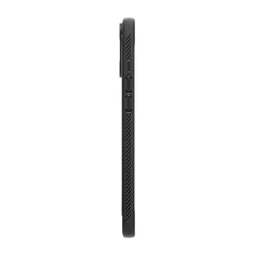   Spigen Rugged Armor MagFit Apple iPhone 16 tok, Matte Black, fekete ACS08214