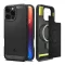 Spigen Rugged Armor MagFit Apple iPhone 16 Pro Max tok, Matte Black, fekete ACS07986