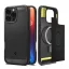 Spigen Rugged Armor MagFit Apple iPhone 16 Pro Max tok, Matte Black, fekete ACS07986