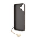 Guess 4G Charm Apple iPhone 16 Plus Tone on Tone hátlap tok, barna