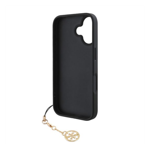 Guess 4G Charm Apple iPhone 16 Plus Tone on Tone hátlap tok, szürke