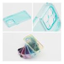 Matrix Apple iPhone 13 Pro hátlap tok kameravédő peremmel, zöld/menta